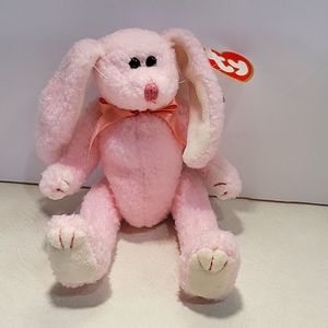"Strawbunny" Pink Ty Attic Treaures Collection 1993 plush bunny moveable…